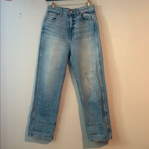 B SIDES Light Blue Straight Leg Jeans